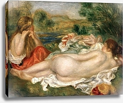 Постер Ренуар Пьер (Pierre-Auguste Renoir) Two Bathers, 1896