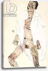 Постер Шиле Эгон (Egon Schiele) Standing man, 1911