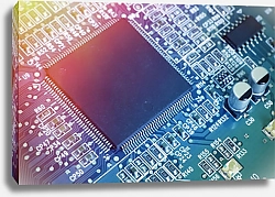 Постер Электронный чип