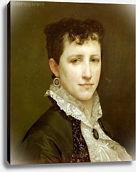 Постер Бугеро Вильям (Adolphe-William Bouguereau) Portrait de mademoiselle elizabeth gardner