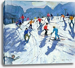 Постер Макара Эндрю (совр) Busy Ski Slope, Lofer, 2004