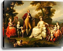 Постер Кауфман Ангелика Ferdinand IV King of Naples, and his Family