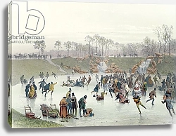 Постер Гурар Евген Skaters on the Lake at Bois de Boulogne