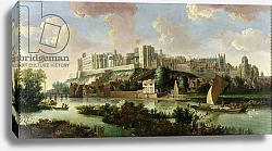 Постер Неизвестен Windsor Castle seen from the Thames, c.1700