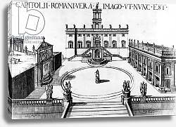 Постер Школа: Итальянская 17в. View of the Capitoline in Rome, 1600
