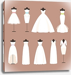 Постер Стили свадебных платьев