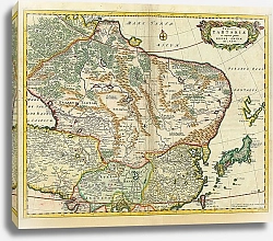 Постер Карта Тартарии, 1680 г. 1