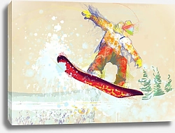 Постер Сноубордист 9