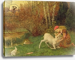 Постер Хьюз Артур The White Hind, c.1870