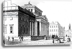 Постер Харвуд Джон (грав) The Royal Institution, Manchester, engraved by Richard Winkles, c.1836