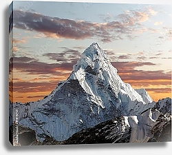 Постер Вершина Ама-Даблам на рассвете, Непал, Гималаи
