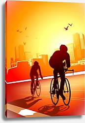 Постер Велосипедисты