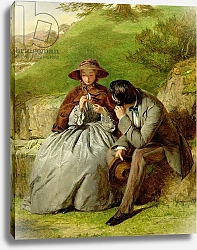 Постер Фриф Уильям Lovers, 1855