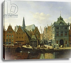 Постер Беркхейде Геррит View of the Spaarne at Haarlem, 1667