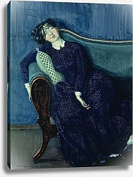 Постер Сомов Константин Sleeping woman in blue, 1903