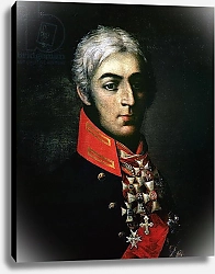 Постер Школа: Русская 19в. Portrait of Prince Peter Bagration Russian general