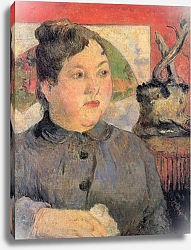 Постер Гоген Поль (Paul Gauguin) Портрет мадам Александры Колер