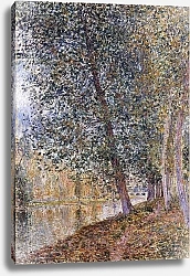 Постер Сислей Альфред (Alfred Sisley) Autumn, the Banks of the Loing; L'Autumne, Bords du Loing, 1880