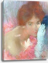 Постер Аман Жан Эдмон Женщина в перчатках