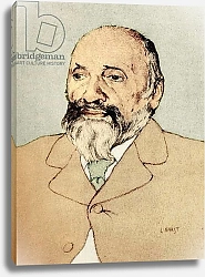 Постер Mily Alexeievich BALAKIREV by Bakst Russian composer. Colourised version.