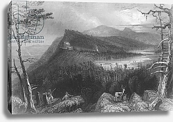 Постер Бартлет Уильям (последователи, грав) The Two Lakes and the Mountain House on the Catskills, 1838