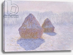 Постер Моне Клод (Claude Monet) Haystacks, 1891