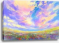 Постер Цветочное поле