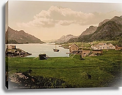 Постер Норвегия. Лофотенские острова, Рафтсунд и Дигермулен