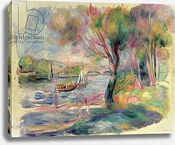 Постер Ренуар Пьер (Pierre-Auguste Renoir) The Seine at Argenteuil, 1892
