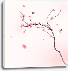 Постер Весна. Розовая дымка
