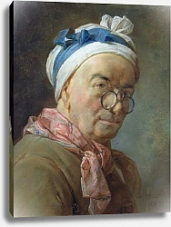 Постер Шарден Жан-Батист Self Portrait with Spectacles, 1771