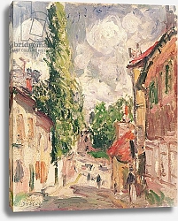 Постер Сислей Альфред (Alfred Sisley) Road in a Village