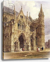 Постер Бойз Томаст (лит) The North-West Porch of Salisbury Cathedral, 1832