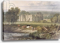 Постер Тернер Уильям (William Turner) View of Hampton Court, Herefordshire, from the south-east, c.1806
