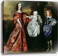 Постер Неизвестен Anne, Philadelphia and their brother Thomas Wharton , later 5th Lord Wharton