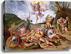 Постер Школа: Итальянская 16в. The Resurrection of Christ, Florentine School, 1560