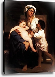 Постер Бугеро Вильям (Adolphe-William Bouguereau) Сон 3