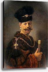 Постер Рембрандт (Rembrandt) A Polish Nobleman, 1637