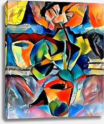 Постер Каминкер Алекс (совр) two flower pots,2017,