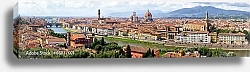 Постер Италия. Флоренция. Большая панорама