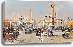 Постер Гальен-Лалу Эжен Place de la Concorde