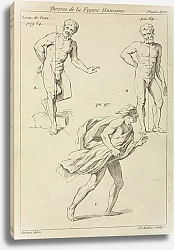 Постер Рубенс Петер (Pieter Paul Rubens) Three studies of the figure