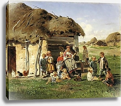 Постер Маковский Владимир Крестьянские дети. 1890 2