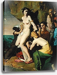 Постер Чассеро Теодор Andromeda Tied to the Rock by the Nereids, 1840