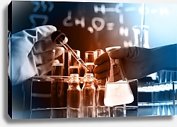 Постер Лабораторное химическое исследование 