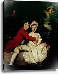 Постер Рейнолдс Джошуа John Parker and his sister Theresa, 1779