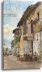 Постер Пиза Альберто Old Houses, Taormina