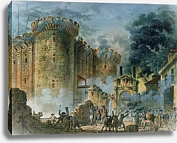 Постер Хауель Жан The Taking of the Bastille, 14th July 1789