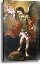 Постер Мурильо Бартоломе Saint Michael banishes the devil to the abyss, 1665/68