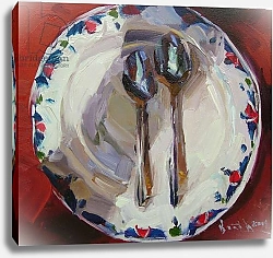 Постер Роберт Боулз Чарльз (совр) Two Spoons and a Plate